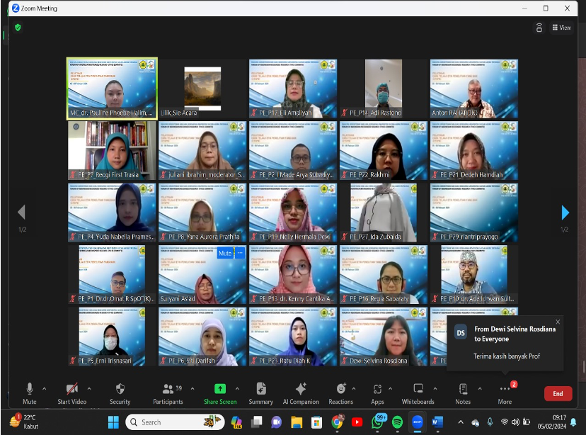 Workshop Cara Telaah Etik Penelitian yang Baik Initial and Post Approval Review Kerjasama FIRREC & UNTIRTA 5-6 FEB 2024